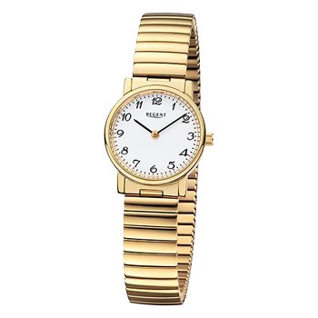 Zegarek damski Regent analogowy ze stalową bransoletą w kolorze złotym URF1243 - Regent