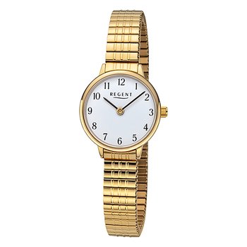 Zegarek damski Regent analogowy ze stalową bransoletą w kolorze złotym URF1511 - Regent