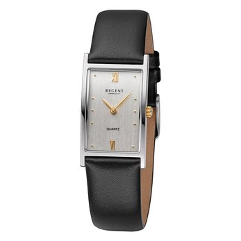 Zegarek damski Regent z analogowym skórzanym paskiem w kolorze czarnym URF1508 - Regent