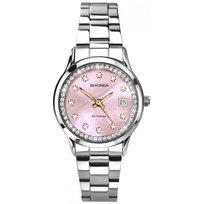 Zegarek Damski Sekonda 40475 CYRKONIE srebrny SEKONDA