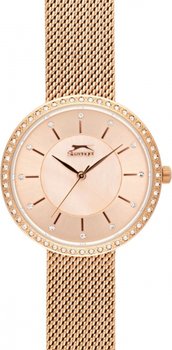 Zegarek damski SLAZENGER SL.09.2049.3.04 różowe złoto fashion na prezent - Slazenger