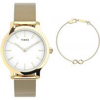 Zegarek Damski Timex TWG067000 złoty Timex