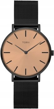 Zegarek damski TORII B34BS.RB czarny fashion klasyczny - TORII