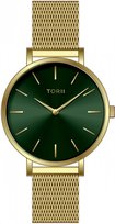 Zegarek damski TORII G28GS.FG zielony fashion klasyczny TORII