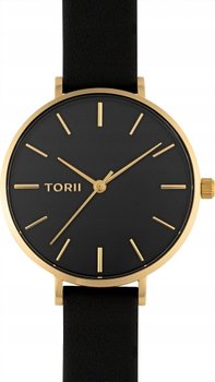 Zegarek damski TORII G37BL.BG czarny fashion klasyczny - TORII