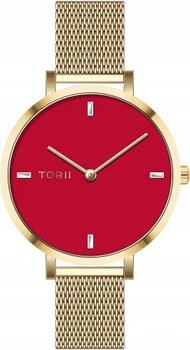 Zegarek damski TORII G37GS.T4 czerwony fashion - TORII
