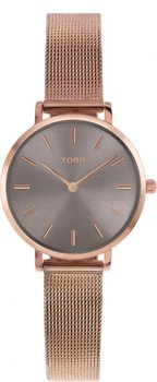 Zegarek damski TORII R28RS.AR różowe złoto fashion klasyczny - TORII