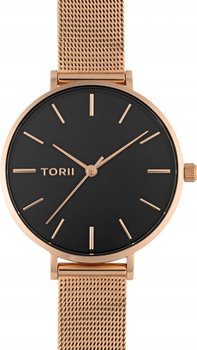 Zegarek damski TORII R37RS.BR różowe złoto fashion klasyczny - TORII