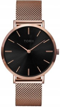 Zegarek damski TORII R38RM.BR różowe złoto fashion klasyczny - TORII