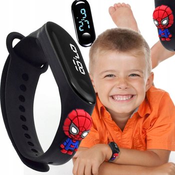ZEGAREK DLA DZIECI LED SMARTWATCH OPASKA SPIDERMAN - Nicolas3D