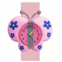 Zegarek dla dzieci Motylek - zabawa i nauka czasu
