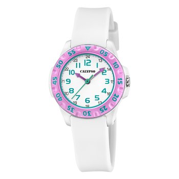 Zegarek dziecięcy Calypso plastikowy biały Calypso Junior UK5829/1 - Calypso