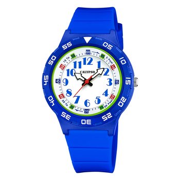Zegarek dziecięcy Calypso plastikowy PUR niebieski Calypso Junior UK5828/4 - Calypso