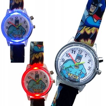 Zegarek Dziecięcy Dla Chłopca Dzieci Dziecka Batman Led Świecący Chłopięcy - Jelly Pens