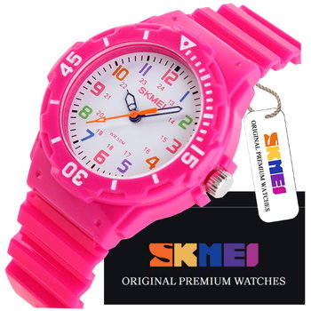 Zegarek Dziecięcy Dla Dziewczynki Chłopaka 7 Kolorów Wskazówkowy - SKMEI