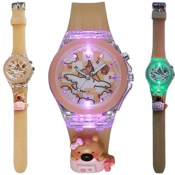 zegarek dziecięcy KAPIBARA dla dziewczynki dzieci ŚWIECĄCY z Kapibarą LED - Inna marka