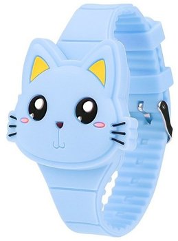 Zegarek Dziecięcy Kot Kotek Dl Dziewczynki Chłopca - Edibazzar