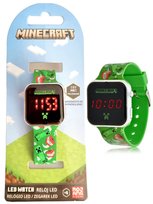 Zegarek Dziecięcy Na Rękę Cyfrowy Minecraft Led