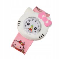 Zegarek dziecięcy nowy Hello Kitty na każdą rękę zawijany