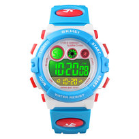 Zegarek dziecięcy / SKMEI 1451 / elektroniczny / sportowy / stoper / 12/24 SKMEI