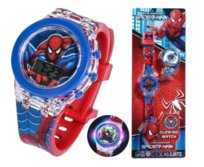 Zegarek Dziecięcy Spiderman Dla Dzieci Ledowy Świeci Elektroniczny