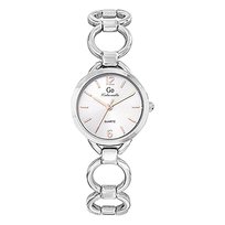 Zegarek Girl Only, srebrny metalowy, damski zegarek analogowy z mechanizmem kwarcowym Mademoiselle UGO695520 Girl Only