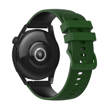 Zegarek Huawei GT 3 Pasek Silikon Dwukolorowy teksturowany Zielony / Czarny - Avizar