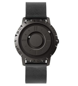 Zegarek MAGNETYCZNY Wyjątkowy KULE Casual BEZ WSKAZÓWEK Czarny UNISEX - ITIMPORT