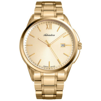 Zegarek Męski Adriatica A1290.1161Q złoty - ADRIATICA