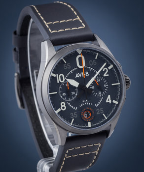 Zegarek męski AVI-8 Spitfire Lock Chronograph Channel Blue - AVI-8