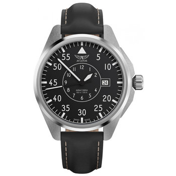 Zegarek Męski Aviator V.3.39.0.340.4 czarny - AVIATOR