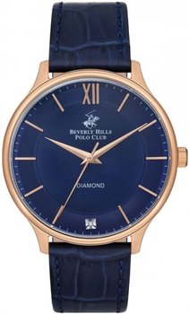 Zegarek męski BEVERLY HILLS BP3308X.499 granatowy fashion na prezent - BEVERLY HILLS POLO CLUB