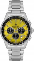 Zegarek męski BEVERLY HILLS BP3551X.370 żółty fashion na prezent BEVERLY HILLS POLO CLUB