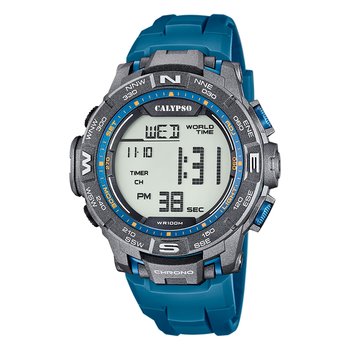 Zegarek męski Calypso z tworzywa sztucznego niebieski Cyfrowy zegarek na rękę Calypso UK5816/1 - Calypso