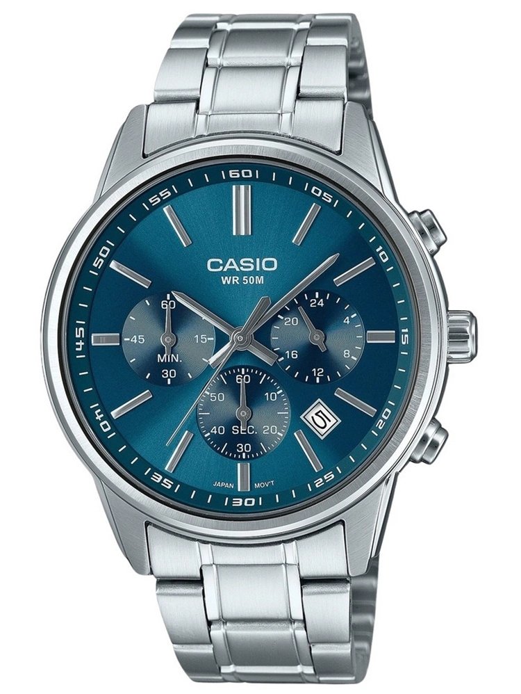 Casio ZEGAREK MĘSKI CASIO MTP-E515D-2A1 + BOX +GRAWER