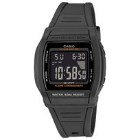 Zegarek Męski Casio W-201-1BVEG czarny Casio