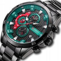 Zegarek Męski Curren Klasyczny Elegancki Chronograf Datownik 4 Kolory ZeeTech