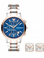 Zegarek Męski Emporio Armani Ar80025 + Spinki ARMANI