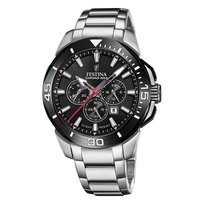 Zegarek męski Festina stal szlachetna srebrny Zegarek Festina Chrono Bike UF20641/D Festina