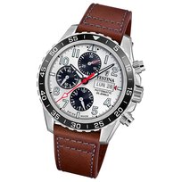 Zegarek męski Festina Swiss Made Zegarek na rękę Skóra brązowa UF20056/1 Festina