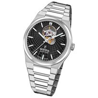 Zegarek męski Festina Swiss Made Zegarek na rękę Stal nierdzewna srebrny UF20053/4 Festina