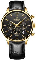 Zegarek Męski Giewont Chronograph Sapphire Czarno Złoty GW6310-A4 GIEWONT