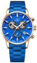 Zegarek Męski Giewont Chronograph Sapphire Niebieski GW4580-B5 GIEWONT