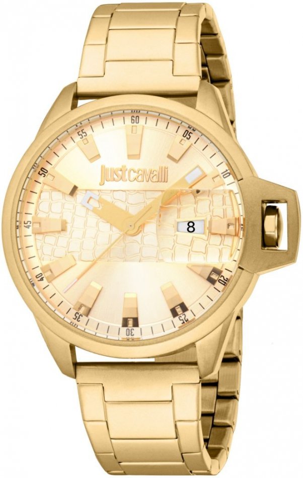 Just Cavalli Zegarek męski JUST CAVALLI JC1G344M0045 złoty fashion na prezent