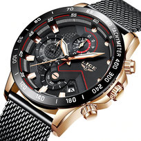 Zegarek Męski Lige Klasyczny Elegancki Chronograf Datownik 4 Kolory+Pudełko Inna marka