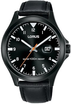 Zegarek męski LORUS, RH967KX9, czarno-srebrny - LORUS