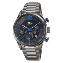 Zegarek męski Lotus Chrono zegarek na rękę ze stali nierdzewnej w kolorze czarnym UL18686/3 Lotus