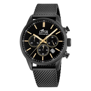 Zegarek męski Lotus Chrono zegarek na rękę ze stali nierdzewnej w kolorze czarnym UL18700/2 - Lotus