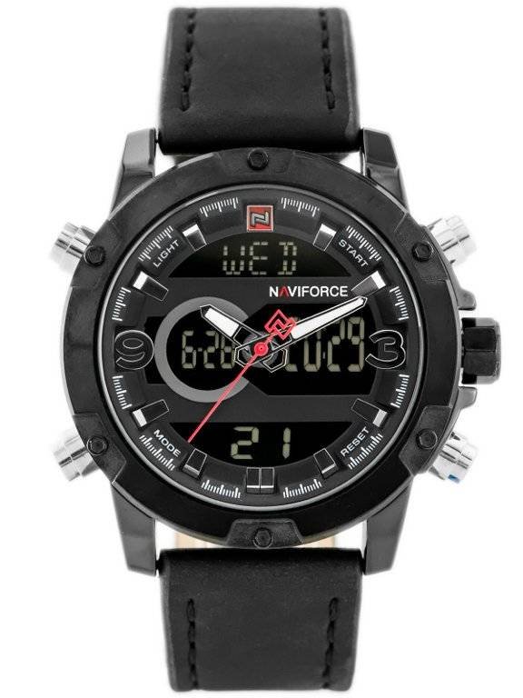 ZEGAREK MĘSKI NAVIFORCE - NF9097 (zn043c) - Black + BOX - NAVIFORCE ...