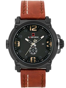 Zegarek Męski Naviforce - Nf9099 (Zn079D) - Brown/Black + Box - NAVIFORCE